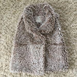 dylan Fluffy Sherpa Vest